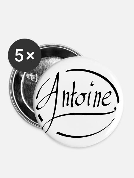 Anthony - Buttons klein 25 mm (5er Pack) - Weiß