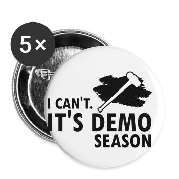 House Demolition and Renovation Design - Buttons small 1''/25 mm (5-pack) - white - Front