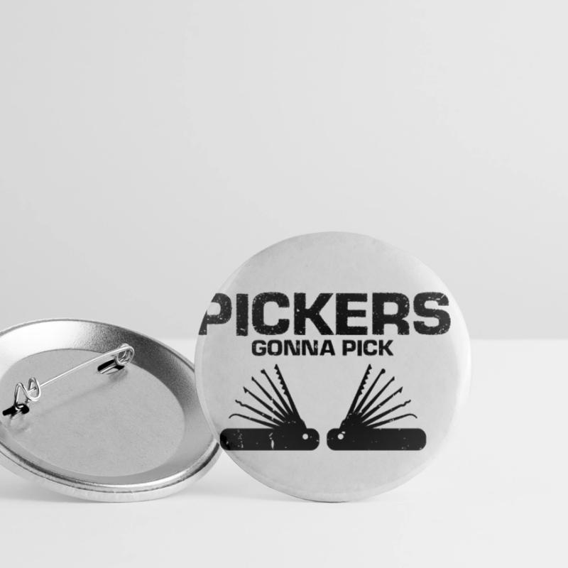 Conceptions de service de déverrouillage Lockpicking Lock Picking Lot de 5 petits badges (25 mm)