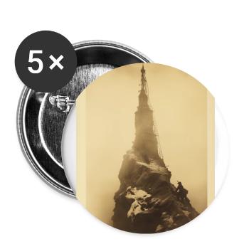 Die Spitze - Buttons klein 25 mm (5er Pack) - Weiß - Vorne