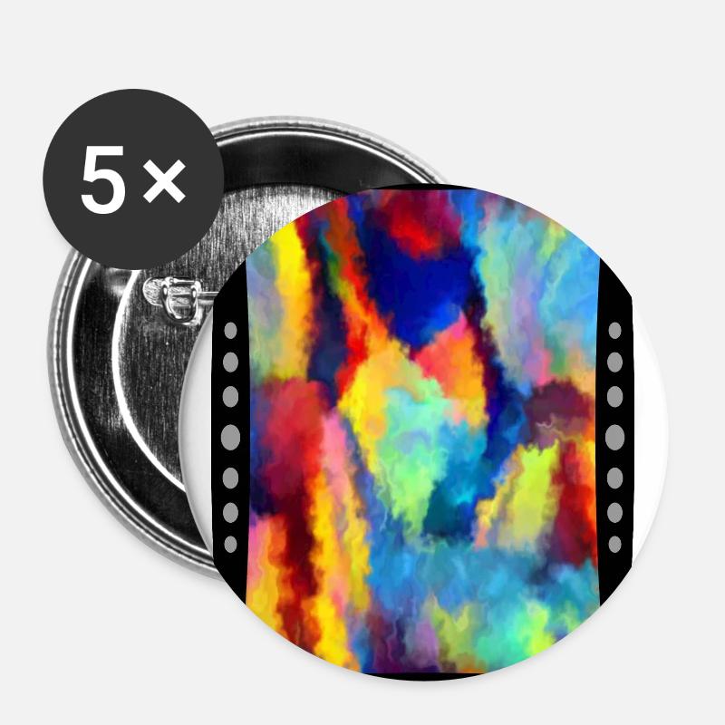 Do The Right Thing - Buttons small 1''/25 mm (5-pack) - white