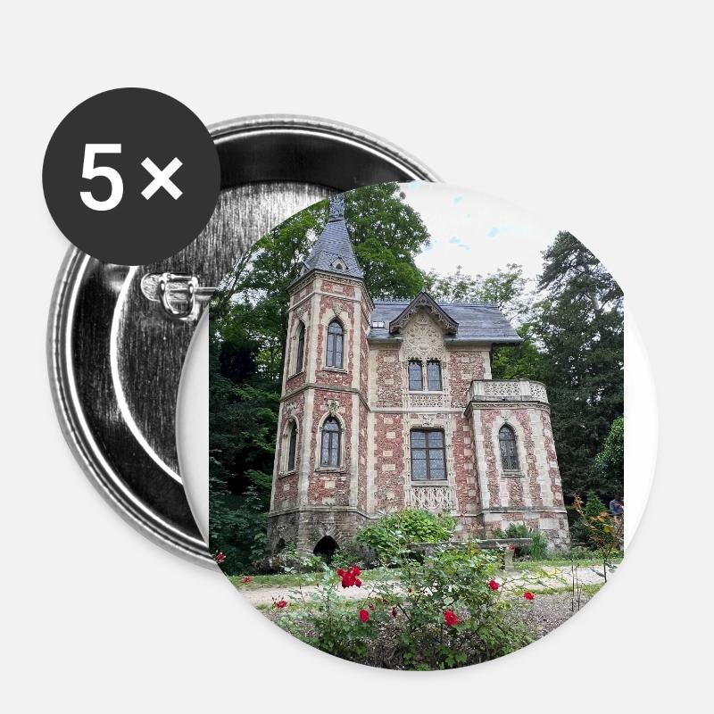 The Château d'If - Buttons small 1''/25 mm (5-pack) - white