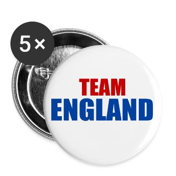 England - Buttons klein 25 mm (5er Pack) - Weiß - Vorne