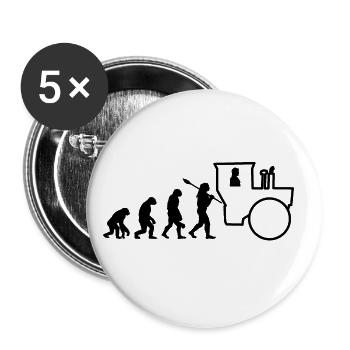 Unimog - Evolution - Oldtimer - Offroad - MB Trac - Buttons klein 25 mm (5er Pack) - Weiß - Vorne
