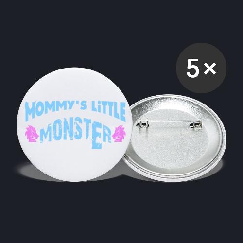 Mommy's little Monster 2.0 Vektor - Buttons klein 25 mm (5er Pack)