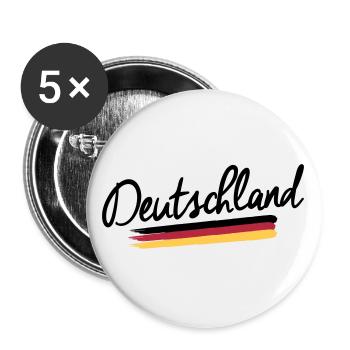 Germany - Germany - Federal Republic of Germany - Buttons small 1''/25 mm (5-pack) - white - Front