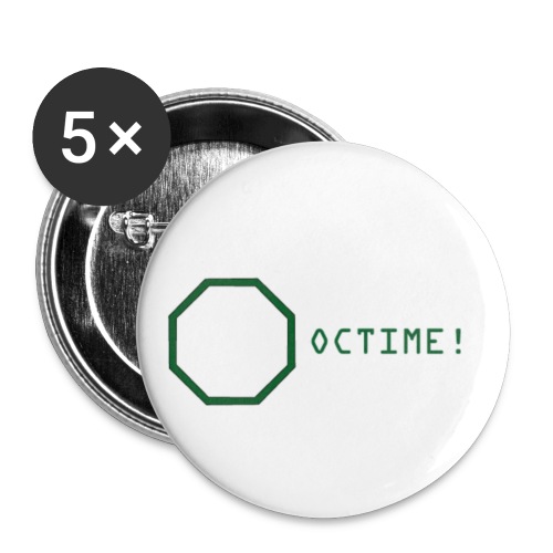 octime - Buttons klein 25 mm (5er Pack)