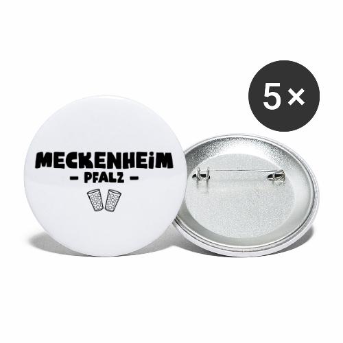 Meckenheim Pfalz - Buttons klein 25 mm (5er Pack)