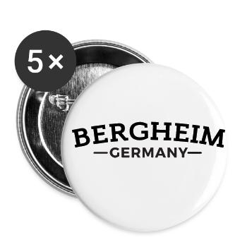 Bergheim L’idée cadeau de ma ville natale - Lot de 5 petits badges (25 mm) - blanc - Devant