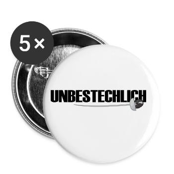 fencing foil epee incorruptible fencer - Buttons small 1''/25 mm (5-pack) - white - Front
