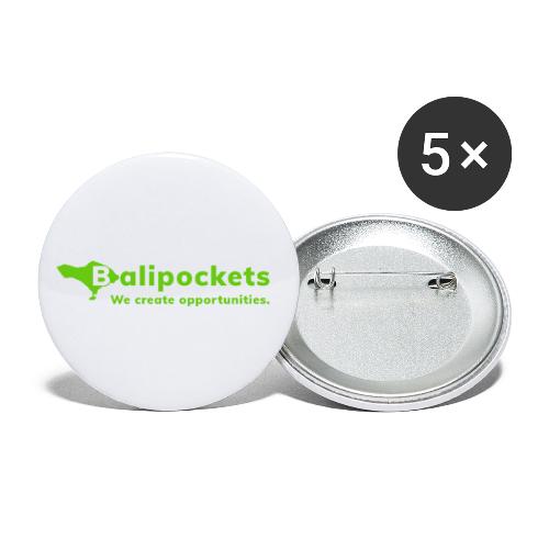 Balipockets Logo - Buttons klein 25 mm (5er Pack)