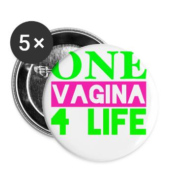 Bachelor party Bachelor party - Lot de 5 petits badges (25 mm) - blanc - Devant
