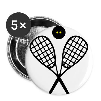 Squash - Buttons small 1''/25 mm (5-pack) - white - Front