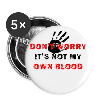 Satire Irony Humor Saying Halloween - Buttons small 1''/25 mm (5-pack) - white - Front