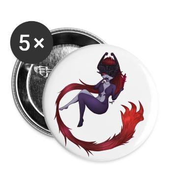 Midna The Legend of - Buttons small 1''/25 mm (5-pack) - white - Front