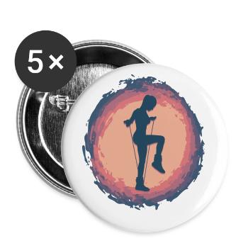 Splash Rope Jumping - Buttons small 1''/25 mm (5-pack) - white - Front