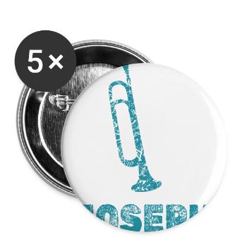 Gift for Joseph - Buttons small 1''/25 mm (5-pack) - white - Front