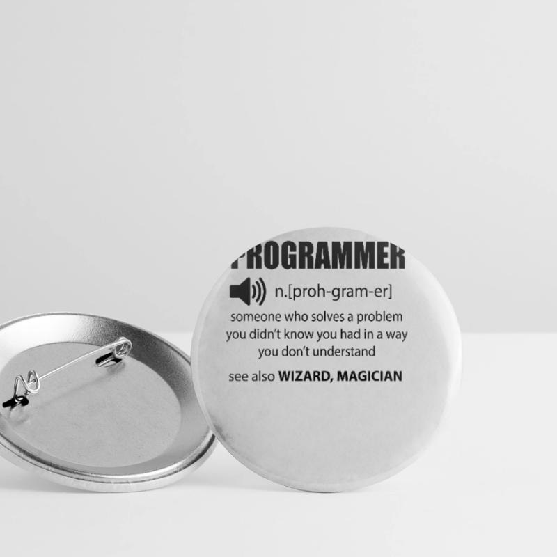 Code Programmierer Wörterbuch Entwickler Geschenk Buttons klein 25 mm (5er Pack)