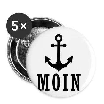 Anker Moin | Yolo-Artwork - Buttons klein 25 mm (5er Pack) - Weiß - Vorne