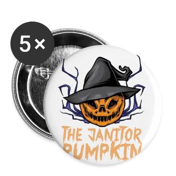 The Caretaker Pumpkin Caretaker Caretaker - Buttons small 1''/25 mm (5-pack) - white - Front