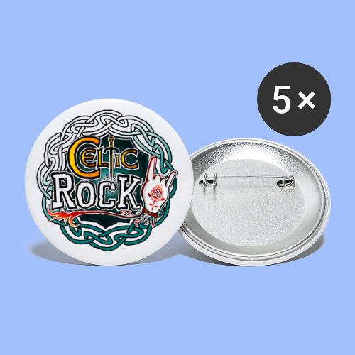 Celtic rock - Lot de 5 petits badges (25 mm)