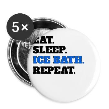 Ice bath - Buttons small 1''/25 mm (5-pack) - white - Front