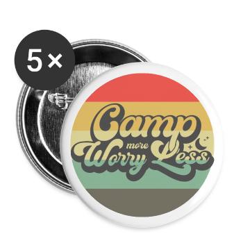 Camp more Vintage - Buttons klein 25 mm (5er Pack) - Weiß - Vorne