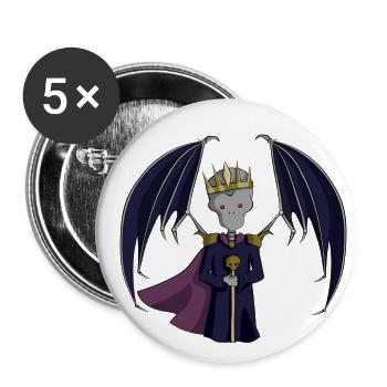Tchernobog - Lot de 5 petits badges (25 mm) - blanc - Devant
