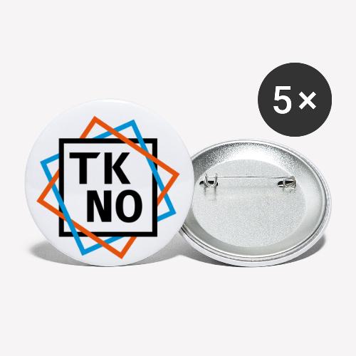 TKNO - Buttons/Badges lille, 25 mm (5-pack)