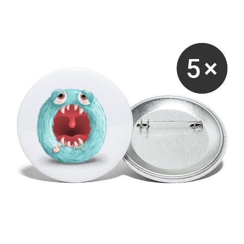 Buchstabe O - Buttons klein 25 mm (5er Pack)