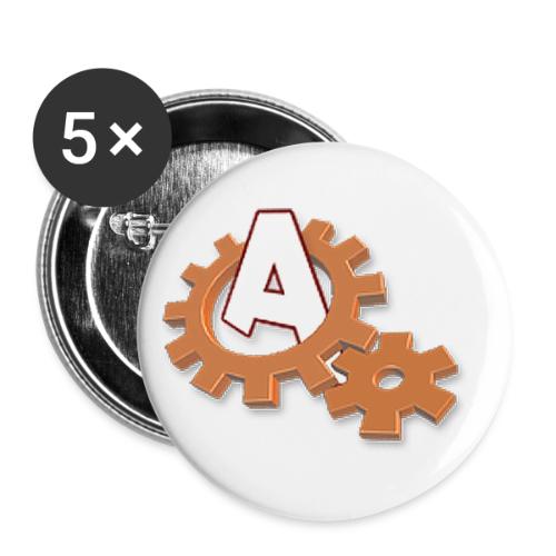 Treff Retro-Logo - Buttons klein 25 mm (5er Pack)