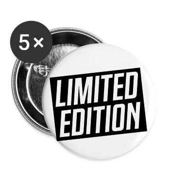 édition limitée disant - Lot de 5 petits badges (25 mm) - blanc - Devant
