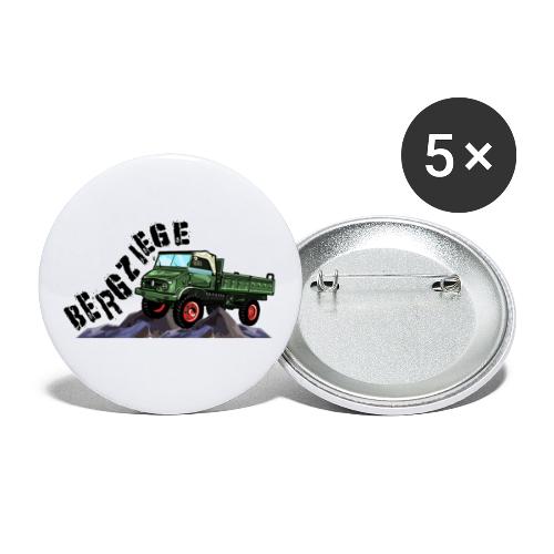 Bergziege - Unimog - Offroad - Oldtimer - Buttons klein 25 mm (5er Pack)