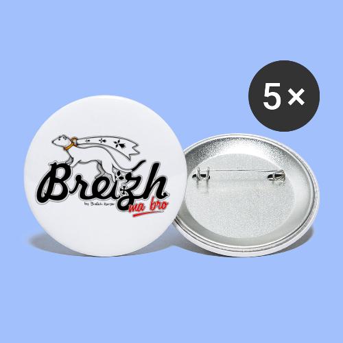 Breizh ma bro - Lot de 5 petits badges (25 mm)