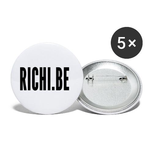 RICHI.BE - Buttons klein 25 mm (5er Pack)