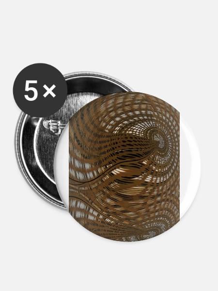 Collection Pattern - Buttons klein 25 mm (5er Pack) - Weiß