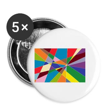 ABSTRACT 23-05-2018 - Buttons small 1''/25 mm (5-pack) - white - Front
