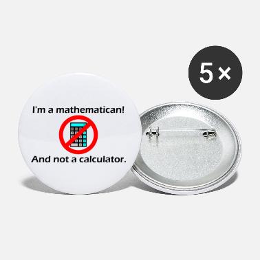 mirakel matematiker Beskrivende Lommeregner buttons & badges | Enestående designs | Spreadshirt