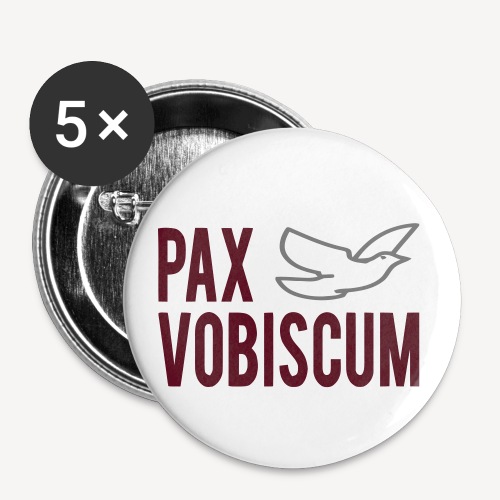 PAX VOBISCUM - Przypinka mała 25 mm (pakiet 5 szt.)