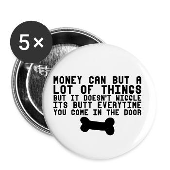 It Doesn't Wiggle Its Butt Everytime You Come 3 - Buttons small 1''/25 mm (5-pack) - white - Front