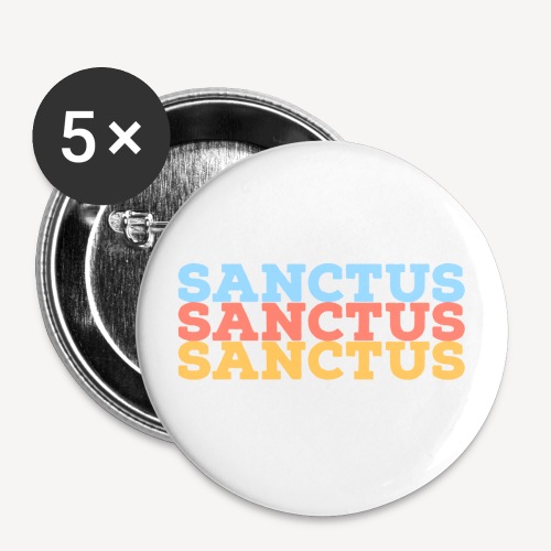 SANCTUS SANCTUS SANCTUS - Buttons small 1''/25 mm (5-pack)