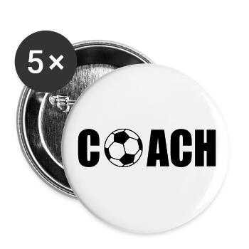 Coach - Buttons small 1''/25 mm (5-pack) - white - Front