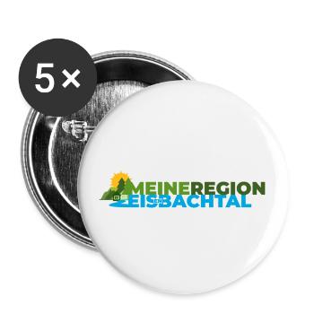 Meine Region Eisenbachtal - Buttons klein 25 mm (5er Pack) - Weiß - Vorne