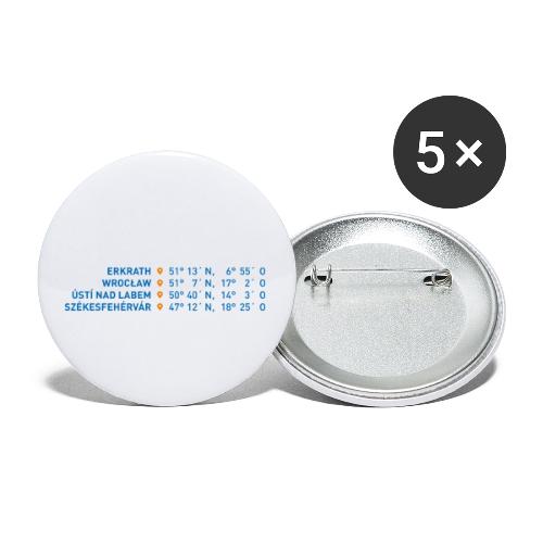 coordinates - Buttons klein 25 mm (5er Pack)