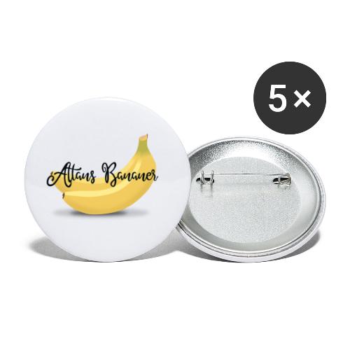 Attans Bananer - Små knappar 25 mm (5-pack)