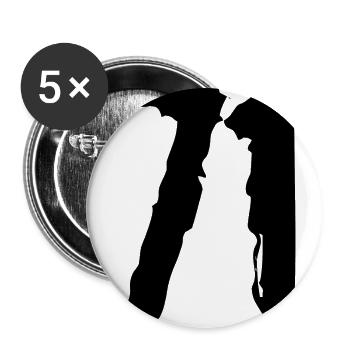 71 Zahl Trikot - Buttons klein 25 mm (5er Pack) - Weiß - Vorne