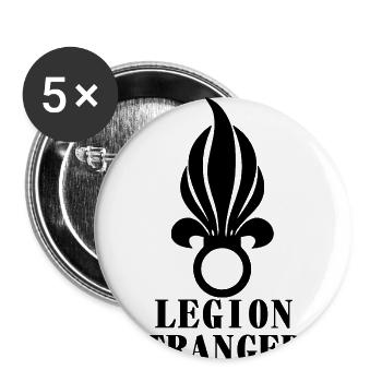 Legion Entrangere - Buttons klein 25 mm (5er Pack) - Weiß - Vorne