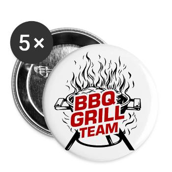 Grill Bbq BarbecueTeam - Buttons small 1''/25 mm (5-pack) - white - Front
