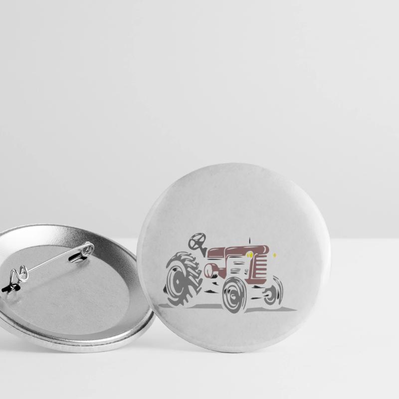 tractor pulling, tractor pulling Traktor, pulling, Buttons klein 25 mm (5er Pack)