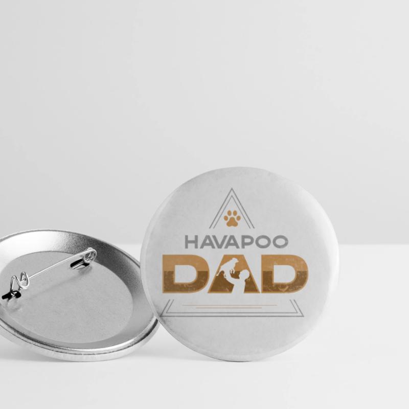 havapoo, havapoo yorkiepoo, havapoo himmel, Buttons klein 25 mm (5er Pack)